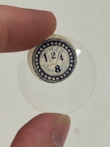 Antique pocket watch glass - antique,