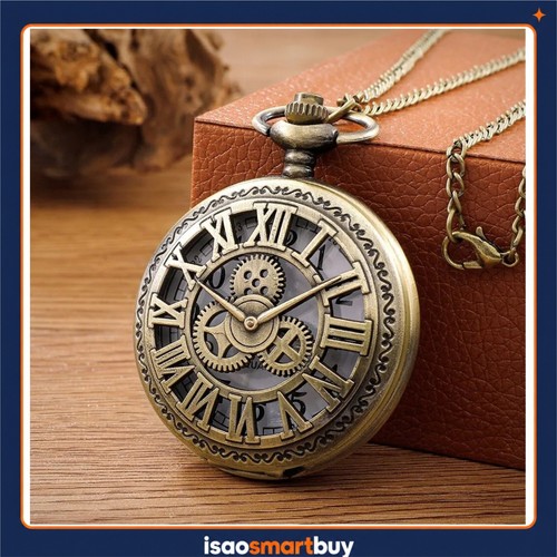 Antique bronze pocket watch - antique,