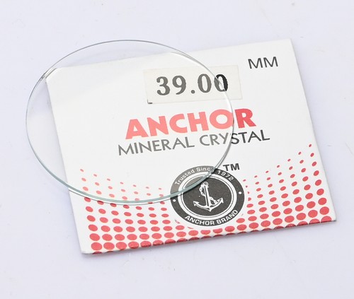Flat mineral watch crystal - flat,